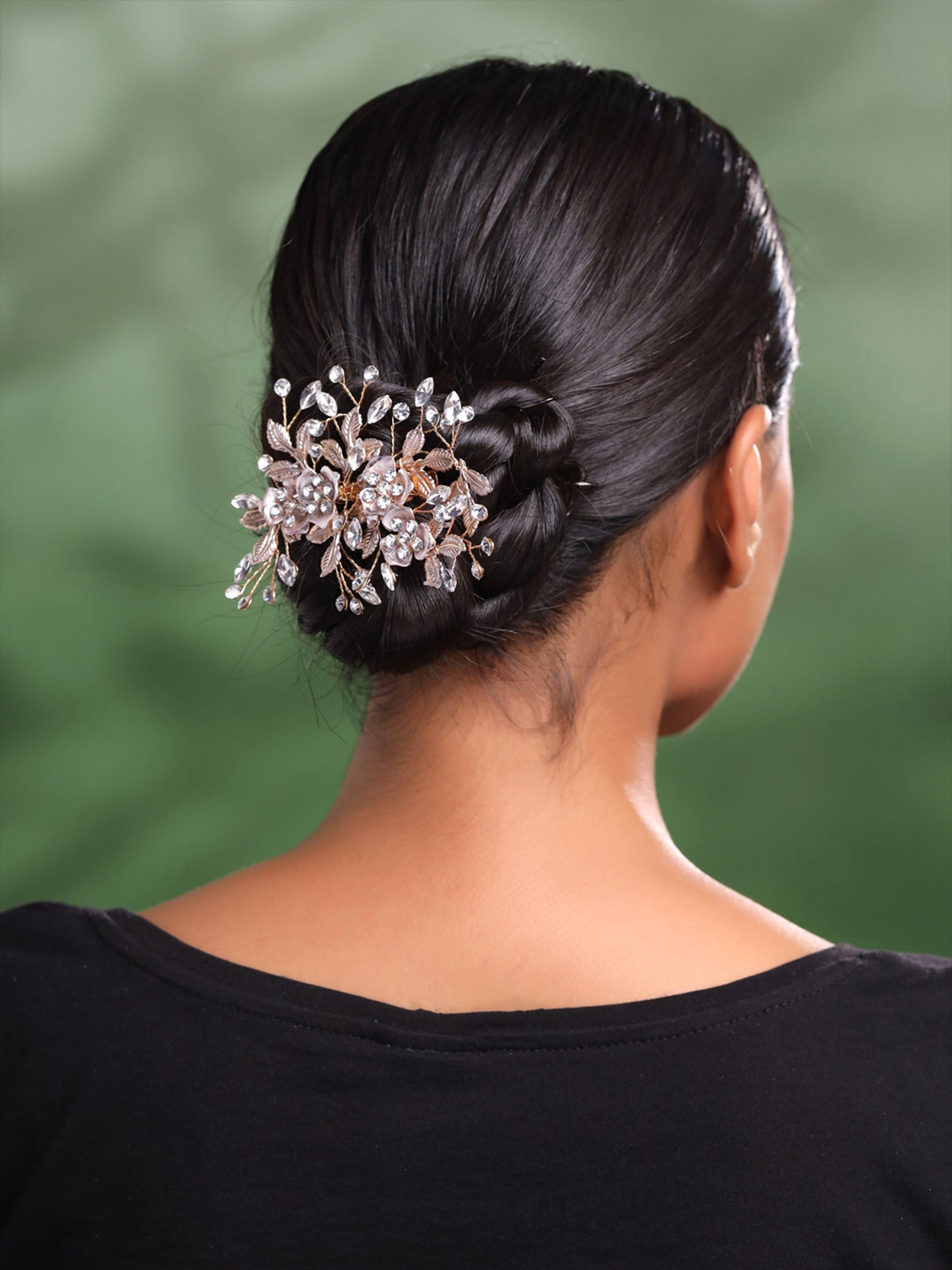 Yellow Chimes floral headband - elegant bridal accessory