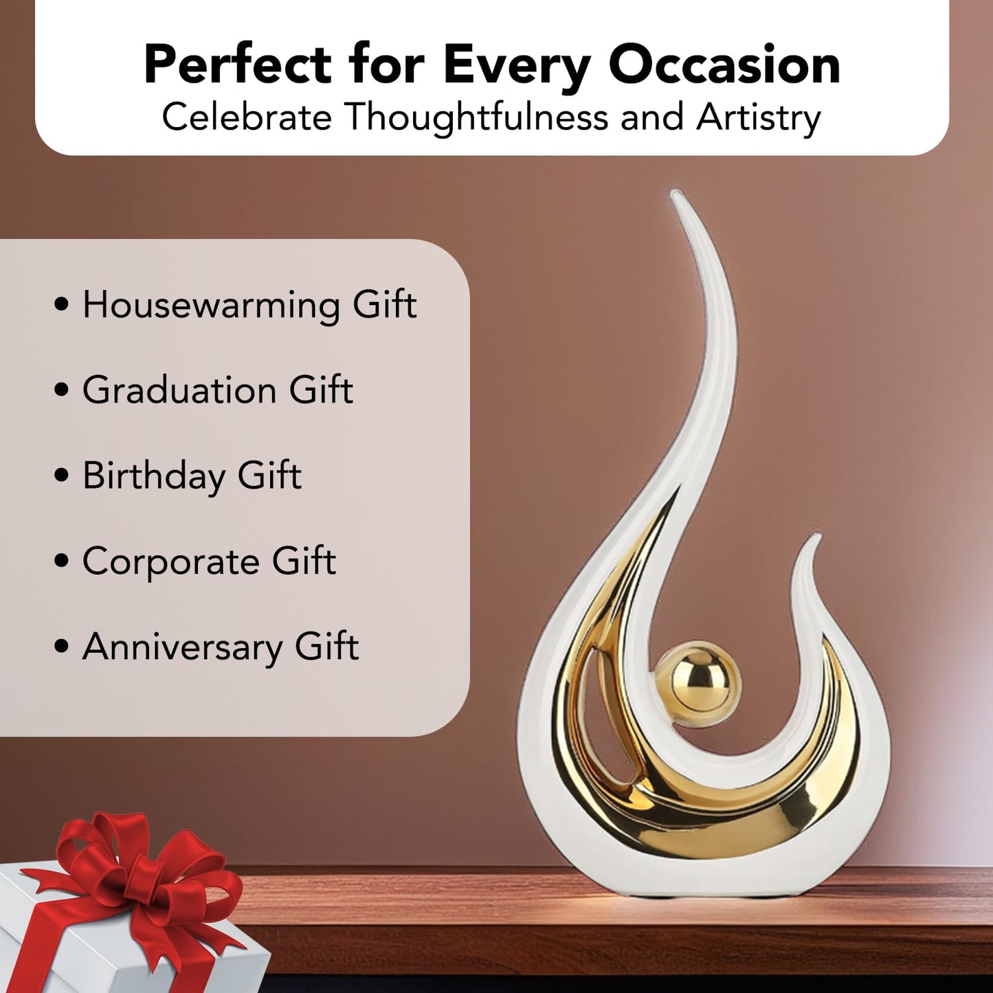 Ekhasa modern abstract showpiece - elegant living room decor