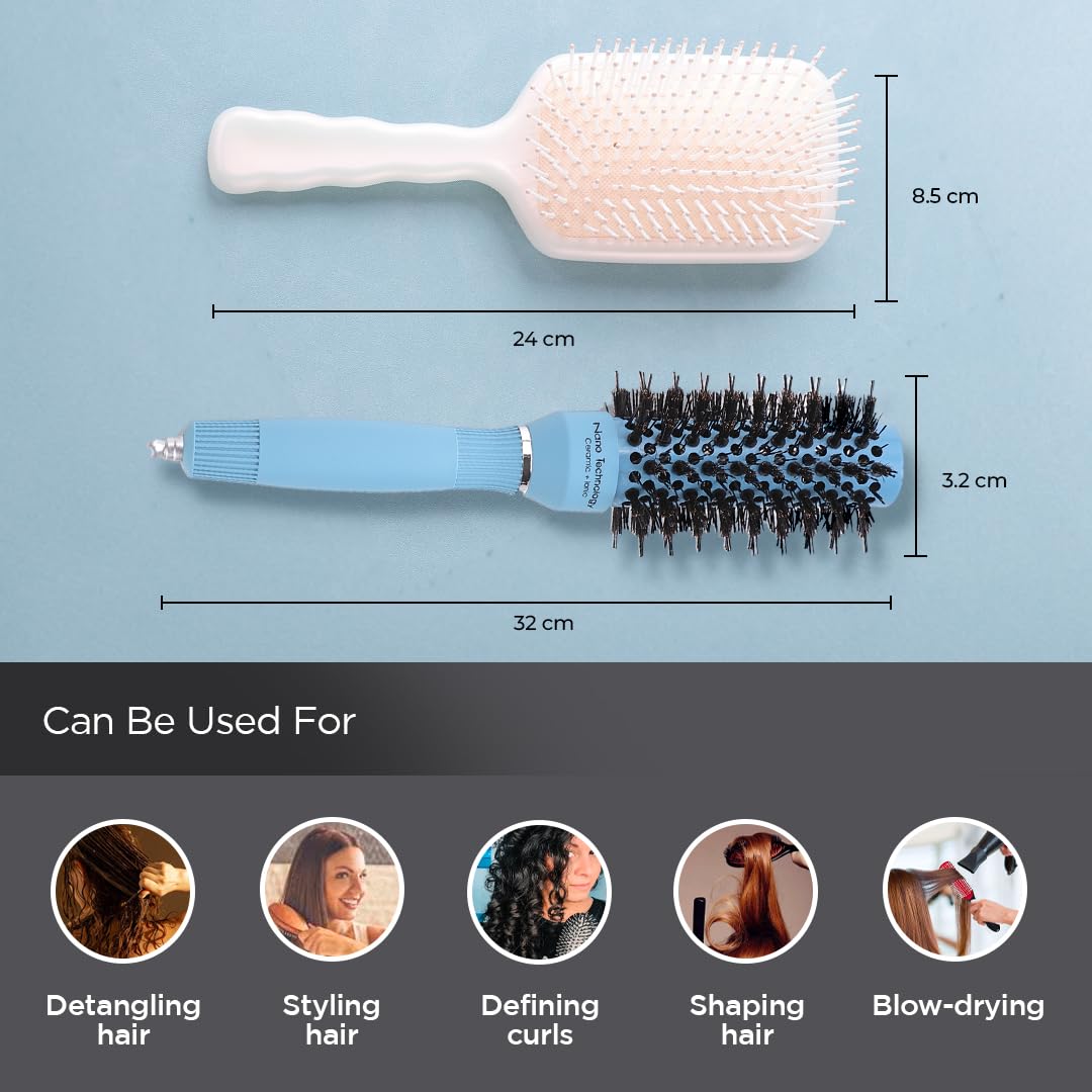 UMAI hair brush set - great for travel use