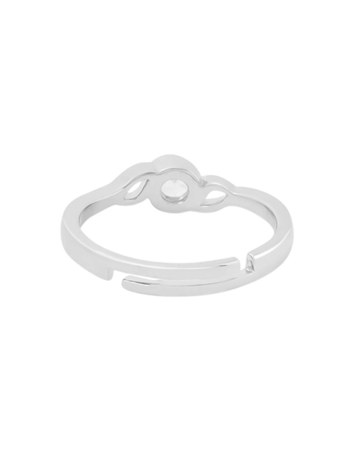 Yellow Chimes Silver Ring - Elegant Occasions