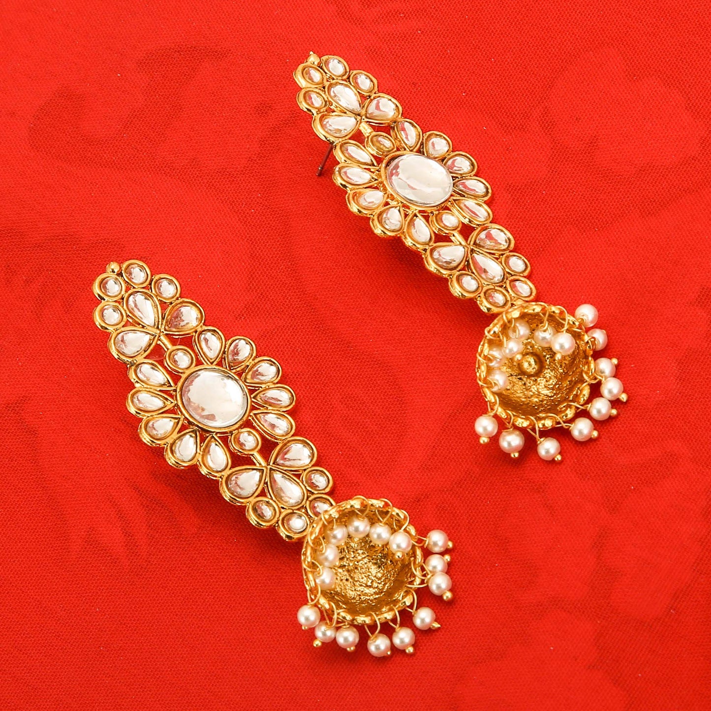 Yellow Chimes Dangler Earrings - Wedding jewelry