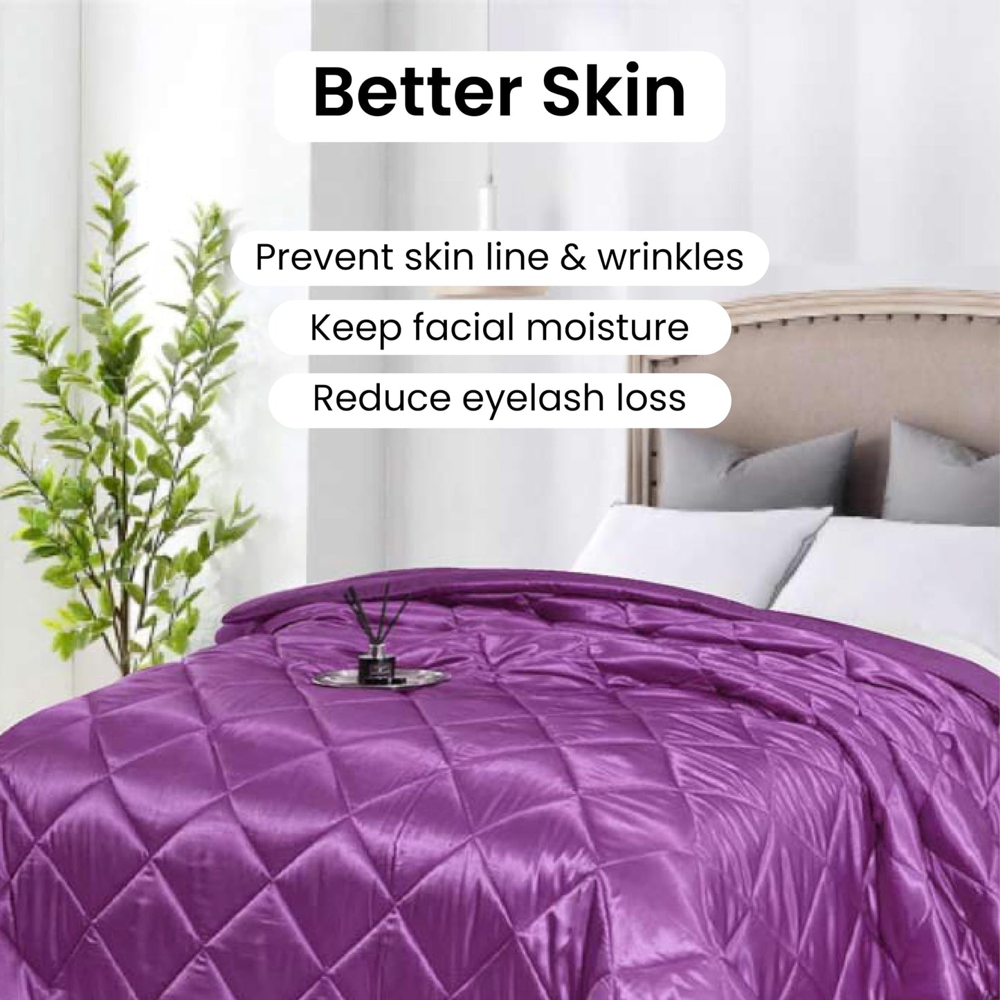 Mush Satin Comforter - High-quality satin for cozy warmth