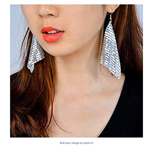 Yellow Chimes tassel earrings - elegant evening wear