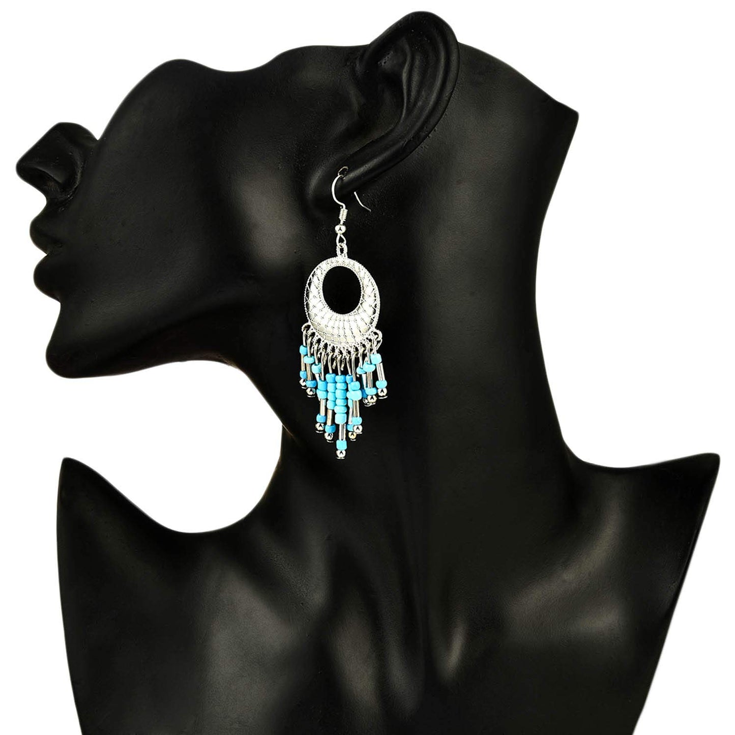 Yellow Chimes floral design earrings - Anniversary gift