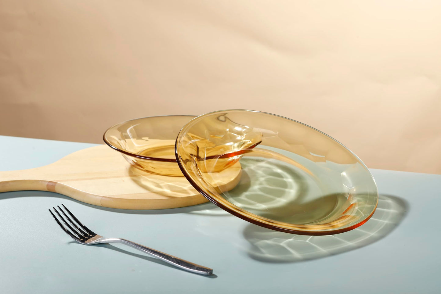 UMAI borosilicate glass dinner plate - microwave safe