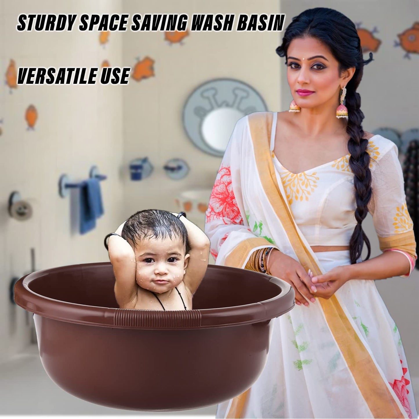 Kuber Utility Tub - Baby bathing solution