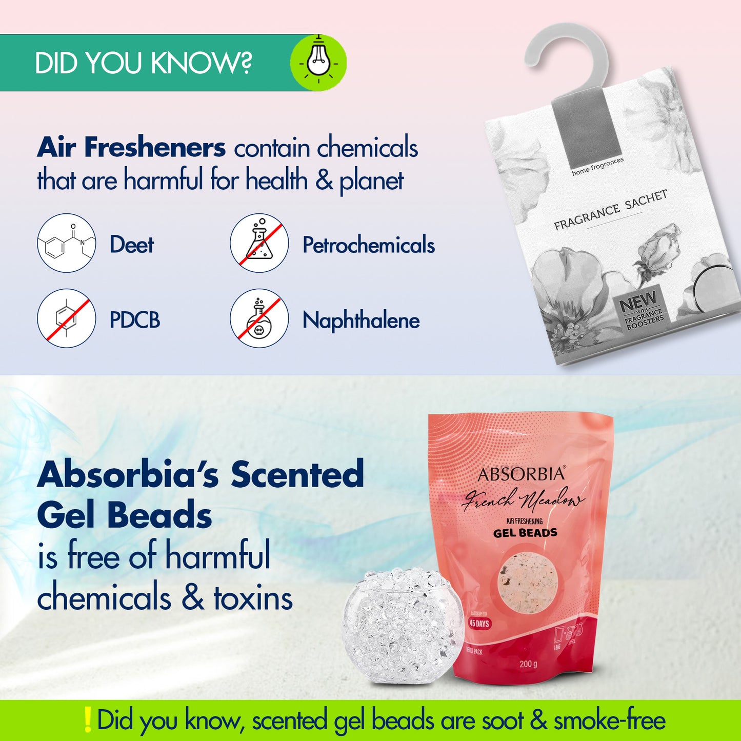 Absorbia decorative glass jar - gift for home