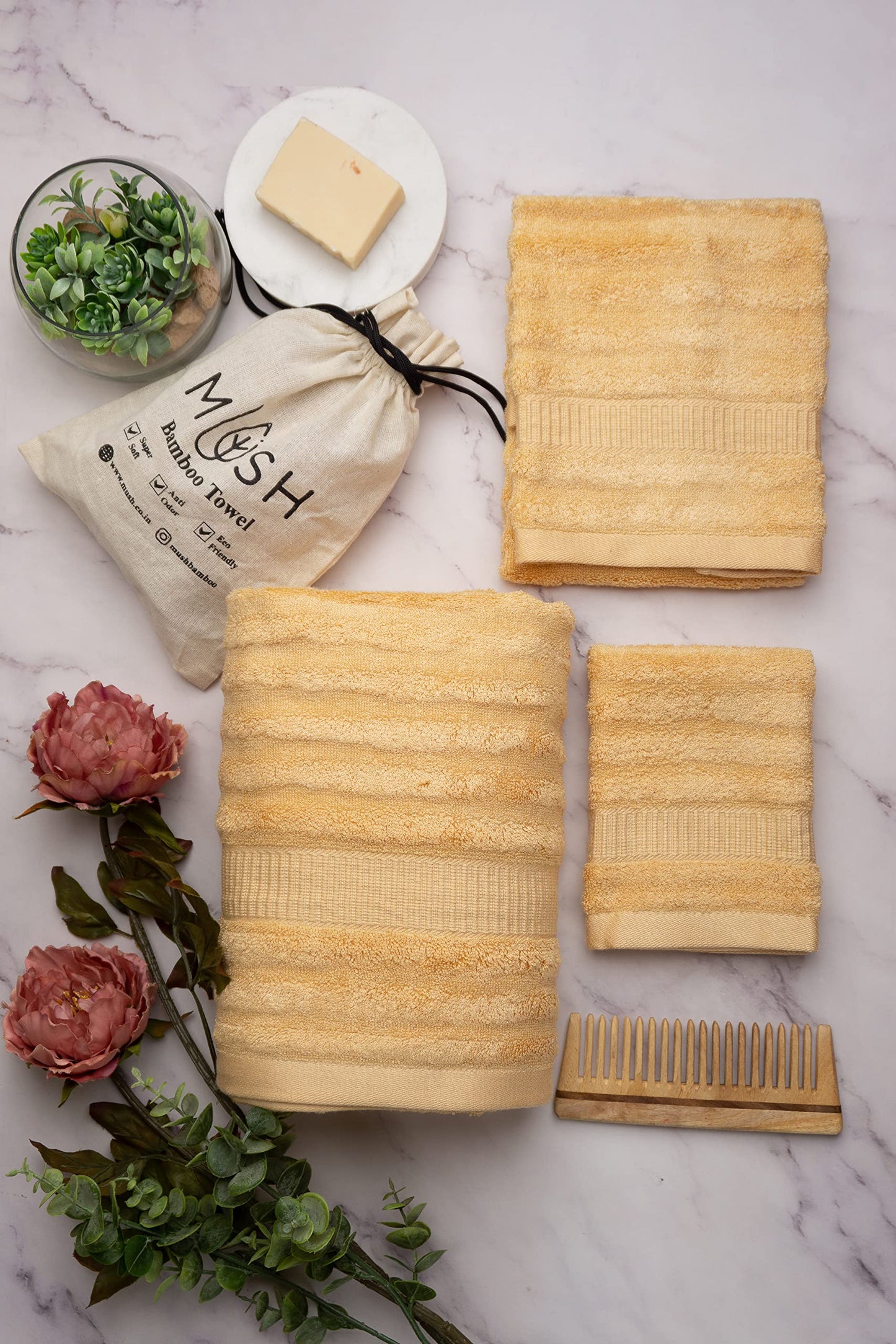 Mush Bamboo Face Towel - Suitable for skin care