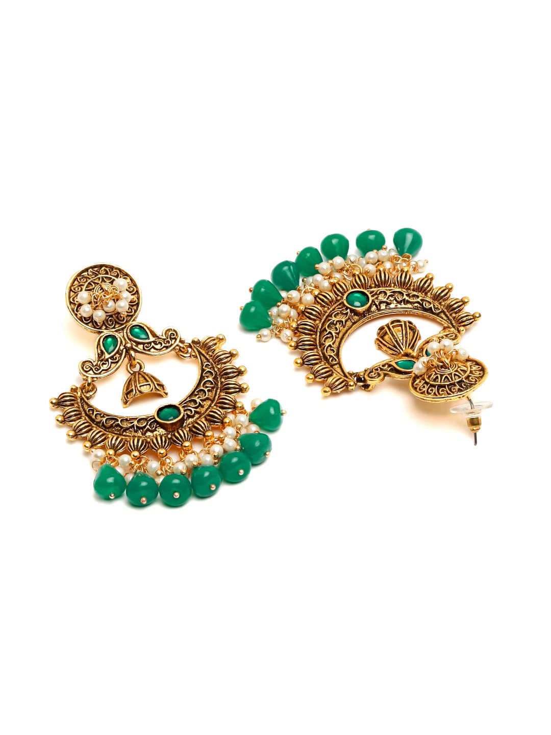 Yellow Chimes drop earrings - ethnic outfit complement