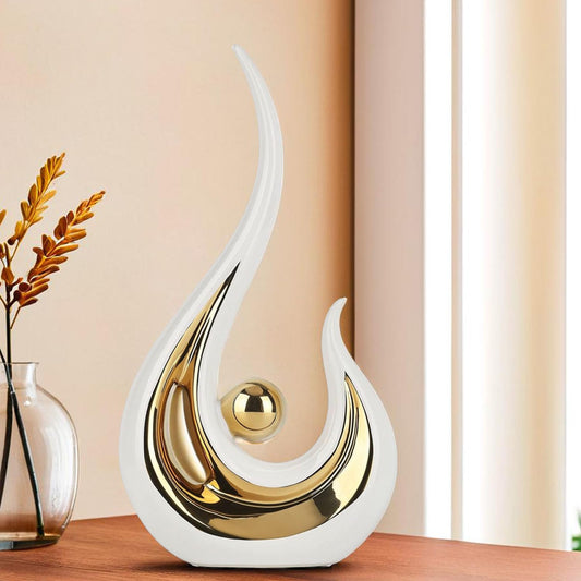 Ekhasa intricate modern statue - charming decorative piece for home