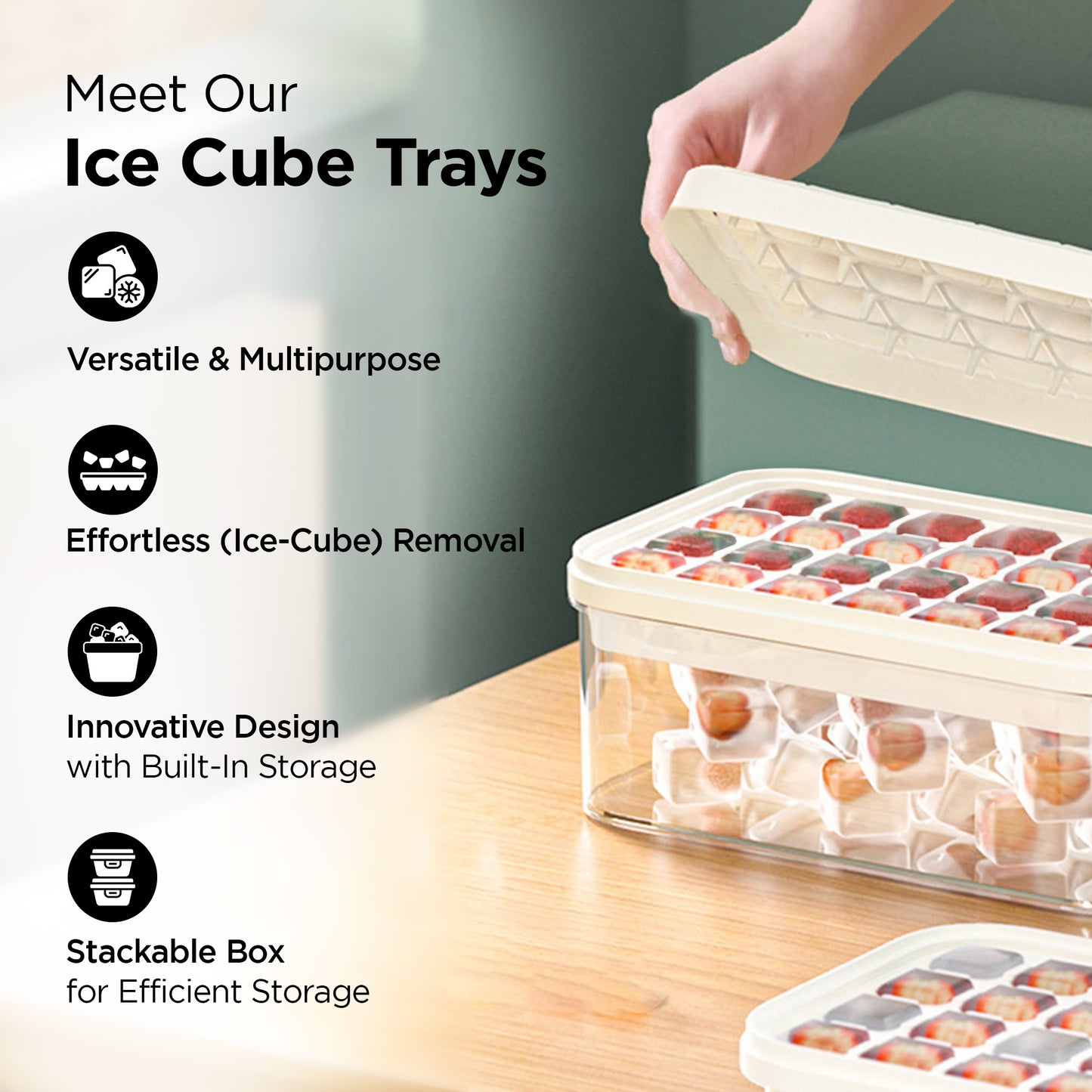 UMAI BPA free ice cube trays - for kids' juices