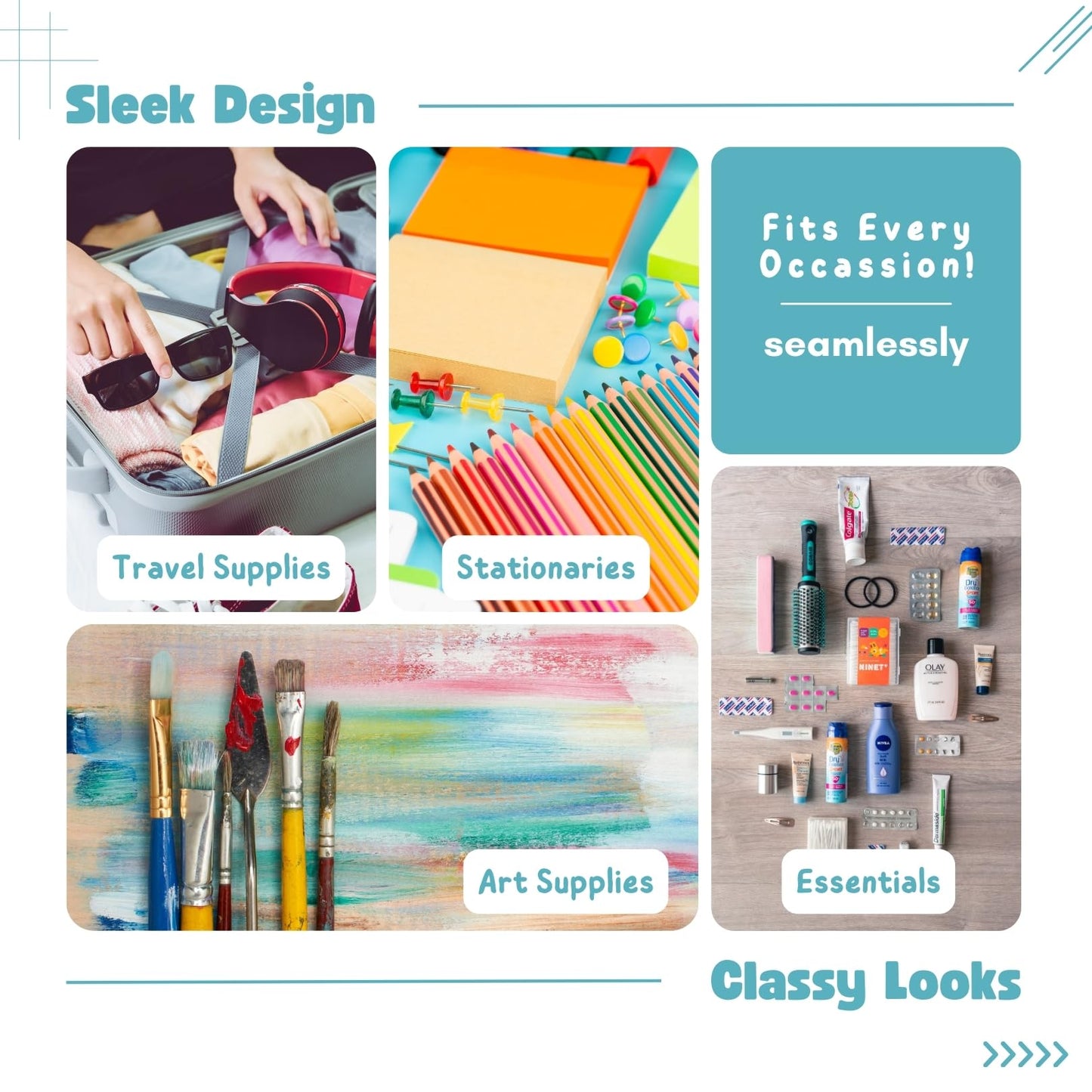Tinker Squad charm pencil case - For school girls