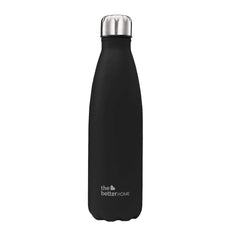 Stainless Steel Insulated Water Bottle 500ml | Thermos Flask 500ml | Hot and Cold Steel Water Bottle 500ml (Black)