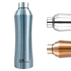 The Better Home Steel Water Bottle (10Pcs-1 Litre) Water Bottle For Kids School | Water Bottle For Home | Leak- Proof BPA Free | Gym Water Bottle | Water Bottle For Office | Aesthetic Water Bottle