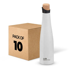The Better Home Insulated Cork Bottle|Hot & Cold Water Bottle 750 Ml -White |Easy Pour| Bottle for Fridge/School/Outdoor/Gym/Home/Office/Boys/Girls/Kids, Leak Proof and BPA FreePack of 10