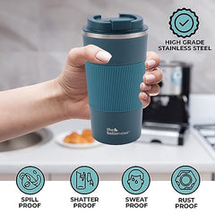 The Better Home Fumato's Kitchen and Appliance Combo|Hand Blender with Insulated Coffee Mug |Food Grade Material| Ultimate Utility Combo for Home| Blue