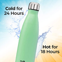 The Better Home 1000 ml Thermosteel Bottle | Doubled Wall 304 Stainless Steel | Stays Hot For 18 Hrs & Cold For 24 Hrs | Leakproof | Insulated Water Bottles for Office, Camping, Travel | Green