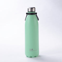 The Better Home Insualted Water Bottle 2 Litre | BPA Free Stainless Steel Double Wall Insualted Bottle | Hot and Cold Water Bottle | Thermos Flask for Adults & Kids (Pack of 1, Green)