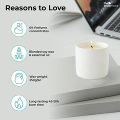 The Better Home 50 Hrs Scented Candles for Home Bedroom Decor Candles (2Pcs) | Gift Set | Aroma Candles for Home | Wedding Gifts for Marriage Couple | Valentine Gift for Girlfriend (Peach Oolong)