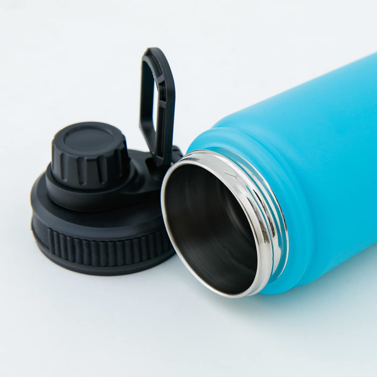 Combo: Insulated Stainless Steel Sipper Water Bottle - Hot & Cold | 710ml | Gym, Office & Home | Teal