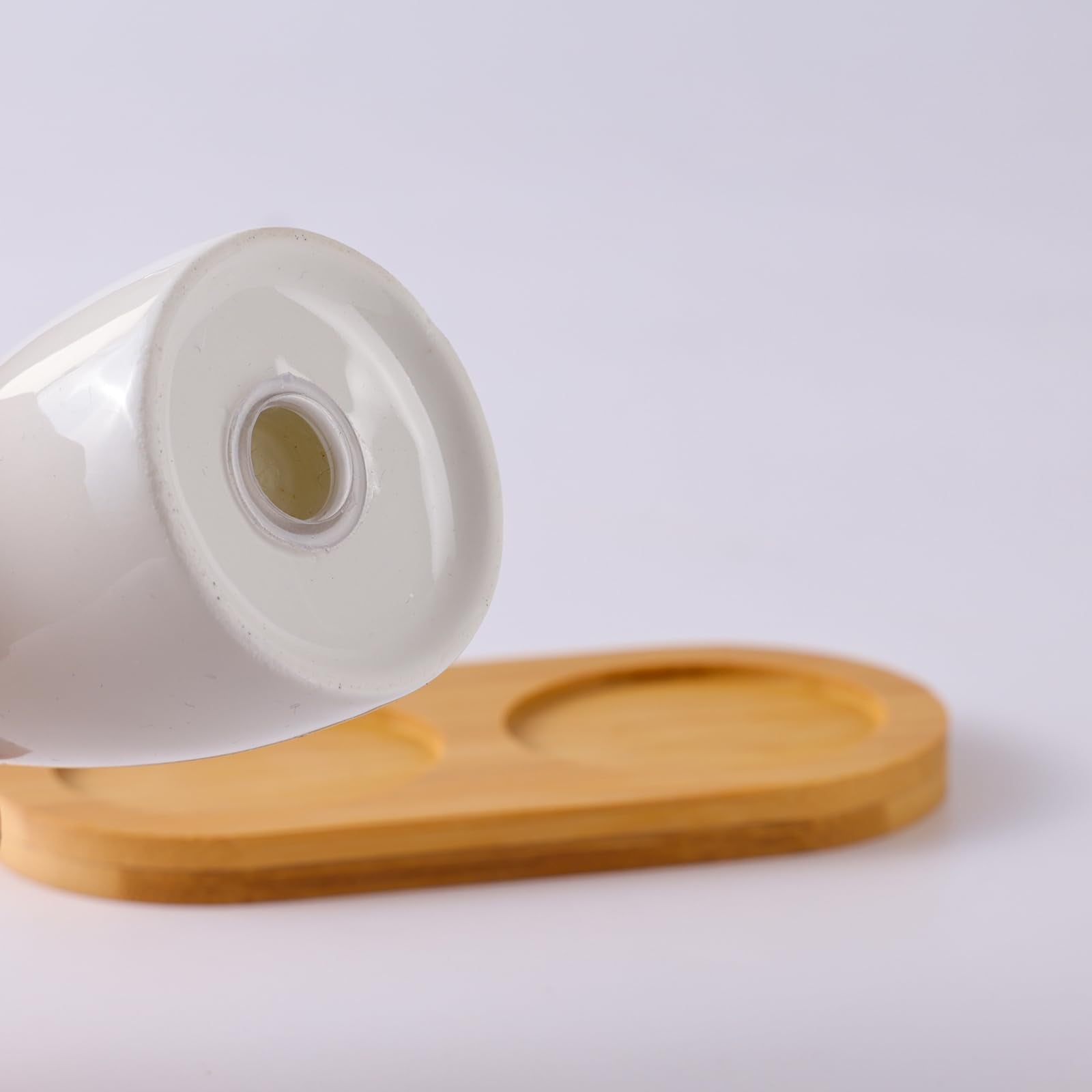 The Better Home Ceramic Salt and Pepper Shaker Set | Set of 2 | White | Salt and Pepper Dispenser Sprinkler Bottle