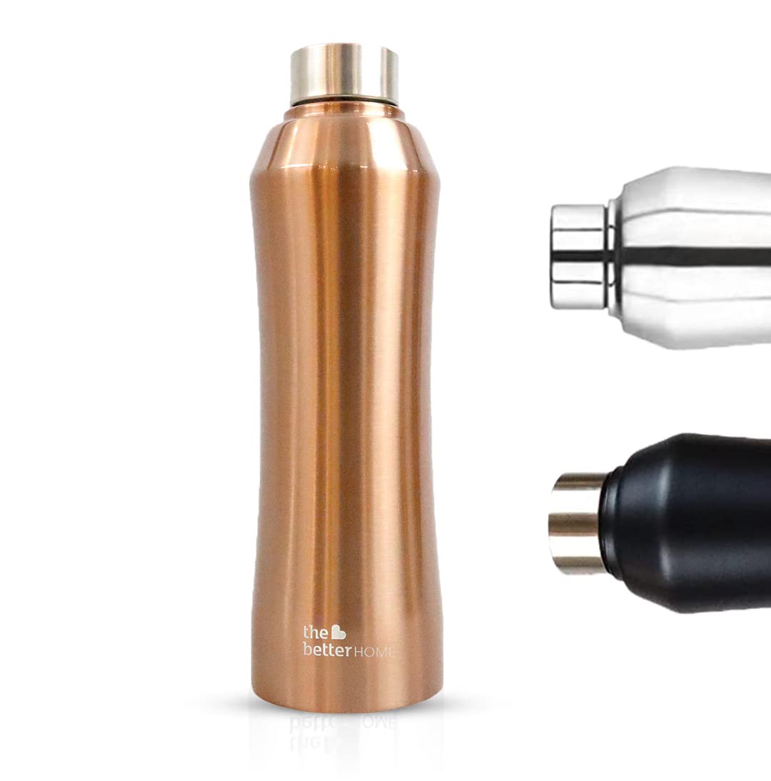 1000 Stainless Steel Water Bottle 1 Litre | Gold