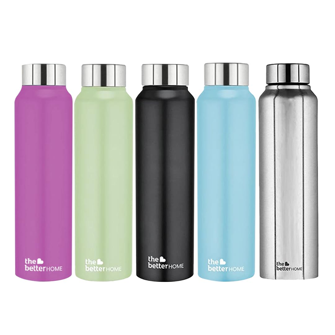 Pack of 100: Stainless Steel Water Bottles - Leak Proof, Durable, Eco-Friendly | 1 Litre | Silver