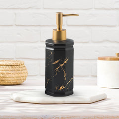 The Better Home 350ml Dispenser Bottle - Black (Set of 2)| Ceramic Liquid Dispenser for Kitchen, Wash-Basin, and Bathroom | Ideal for Shampoo, Hand Wash, Sanitizer, Lotion, and More