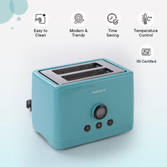 The Better Home Fumato's Kitchen and Appliance Combo| Toaster + Insulated Tumbler with Straw |Food Grade Material| Ultimate Utility Combo for Home| Light Blue
