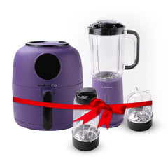 The Better Home FUMATO Anniversary, Wedding Gifts for Couples- 12 Presets Digital Air Fryer for Home 3 in 1 Mixer Grinder Blender | House Warming Gifts for New Home | 1 Year Warranty (Purple)