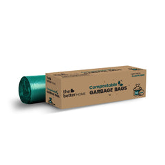 Compostable Garbage Bags Medium - Size 48 Cm X 53 Cm |15 Bags/rolls | (PACK OF 3)