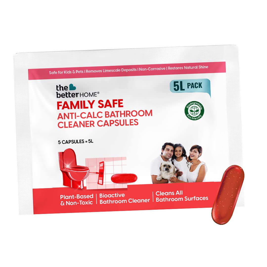 Toilet Cleaner | Eco-Friendly, Non-Toxic, Non Corrosive| |Odour-Free| Baby Safe & Pet Safe | Skin Friendly | (5 L)