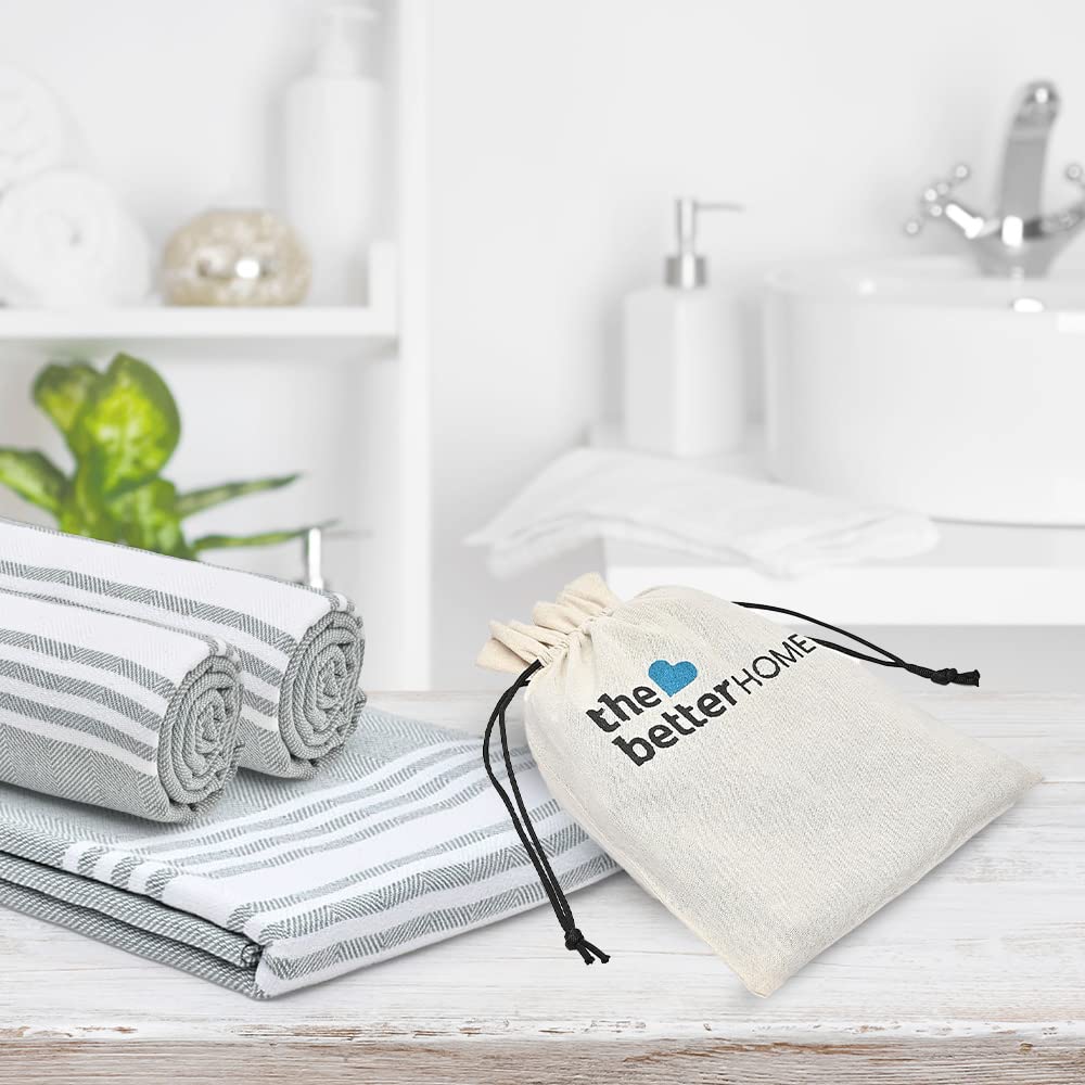 Soft Bath Towel - Anti-Odour, High Absorbency | Quick Dry | 150cm x 75cm | Grey | Lightweight Cotton