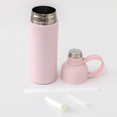 The Better Home Double-Walled Vacuum Insulated Stainless Steel Water Thermosteel Bottle | Sipper Bottle for Kids/Adults | Hot & Cold Water Bottle for Gym, Home, Office, Travel | 500ml (Light Pink)