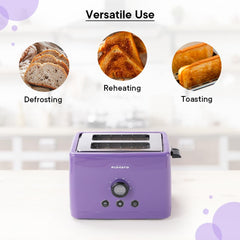 The Better Home Fumato Kitchen Essential Pair | Toaster & Nutri blender For Home| Toast, Mix and Make| Perfect Gifting Combo| Colour Coordinated Sets | 1 year Warranty (Purple Haze)