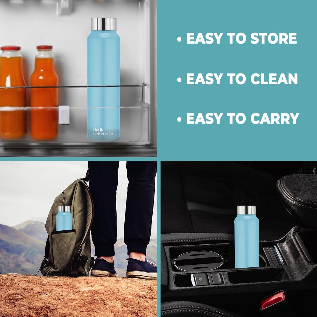 Pack of 100: Stainless Steel Water Bottles - Leak Proof, Non-Toxic & BPA Free | 1 Litre | Eco Friendly