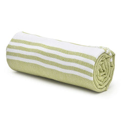 The Better Home 100% Cotton Turkish Bath Towel | Quick Drying Cotton Towel | Light Weight, Soft & Absorbent Turkish Towel (Pack of 1, Green)