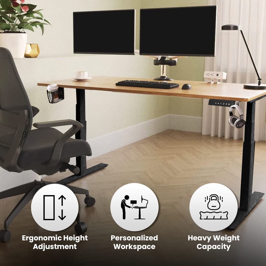 The Better Home Electric Standing Computer Desk Adjustable Height | Ergonomic Design, Personalized Workspace, Smart Controls, Sturdy Construction, Cable Management | Boost Productivity and Improve Health