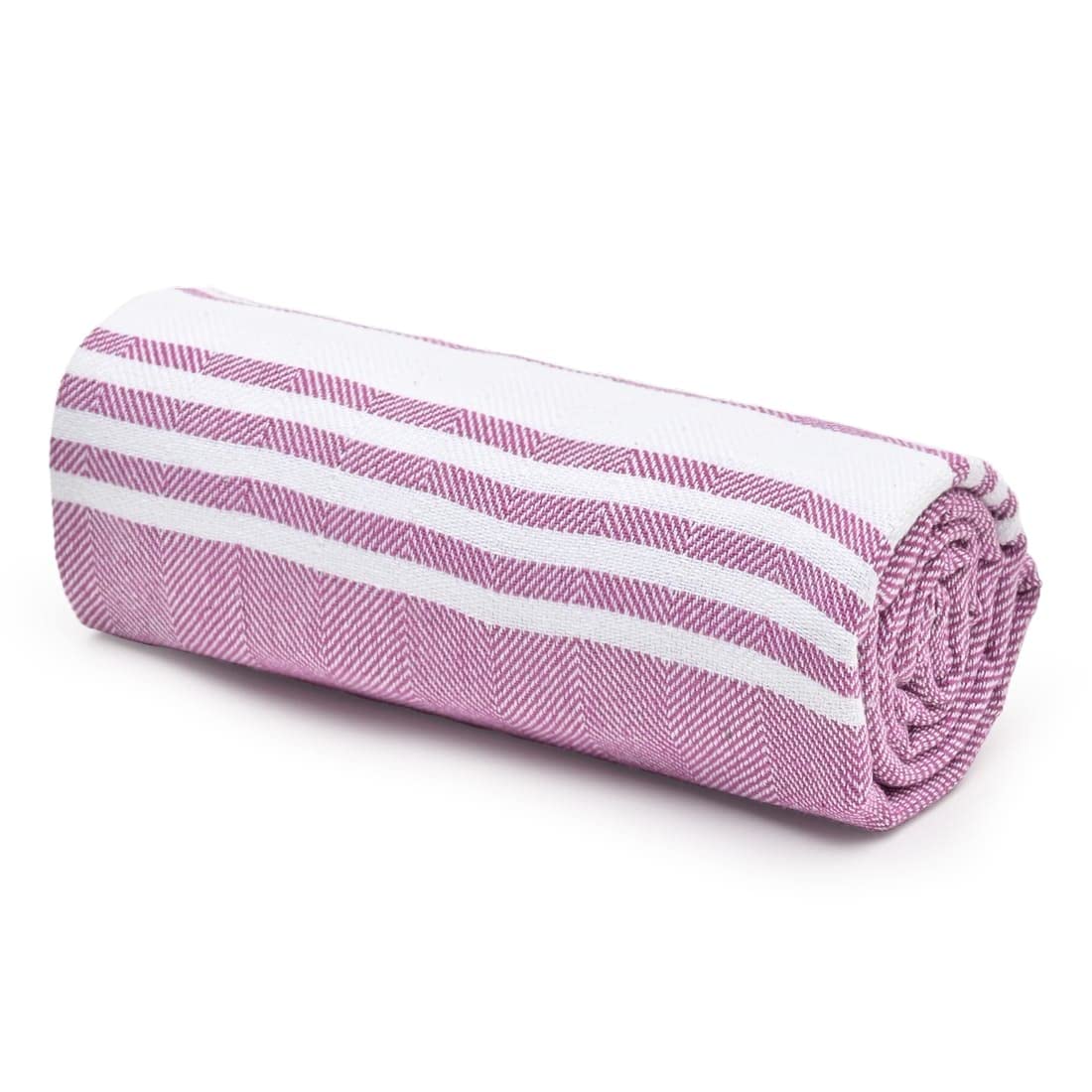 100% Cotton Turkish Bath Towel | Quick Drying Cotton Towel | Light Weight, Soft & Absorbent Turkish Towel (Pack of 1, Purple)