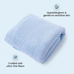 Microfiber Bath Towel for Bath | Soft, Lightweight, Absorbent and Quick Drying Bath Towel for Men & Women | 140cm X 70cm (Pack of 4, Pink+Beige) (Pack of 2, Blue)