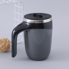 The Better Home Anti-Fall Coffee Travel Mug with Suction Bottom | 500ml | Stainless Steel | Leakproof | Coffee Mug with Lid and Handle | Perfect for Travel, Home and Office (Black)