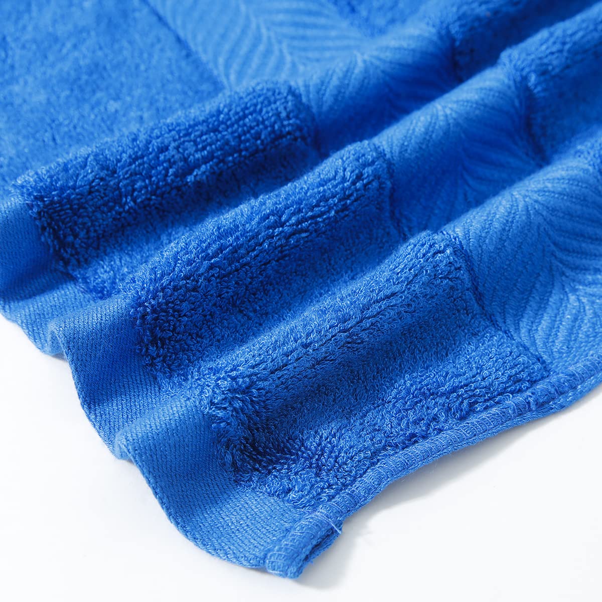 Pack of 2: Bamboo Bath Towels - Ultra Soft, Hyper Absorbent, Anti Odour | 27x54 inches | Royal Blue