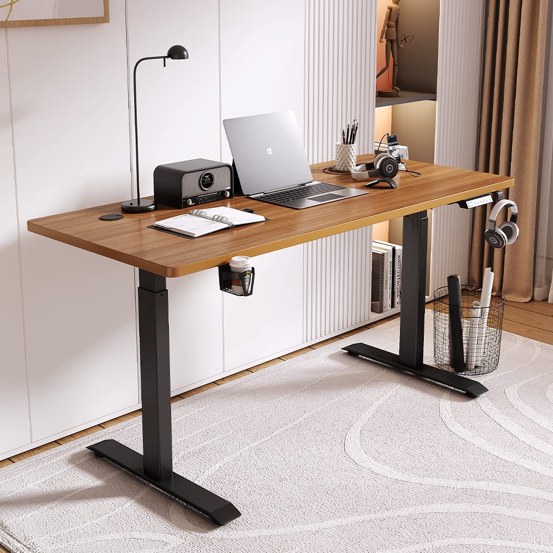 The Better Home Electric Standing Computer Desk Adjustable Height | Ergonomic Design, Personalized Workspace, Smart Controls, Sturdy Construction, Cable Management | Boost Productivity and Improve Health