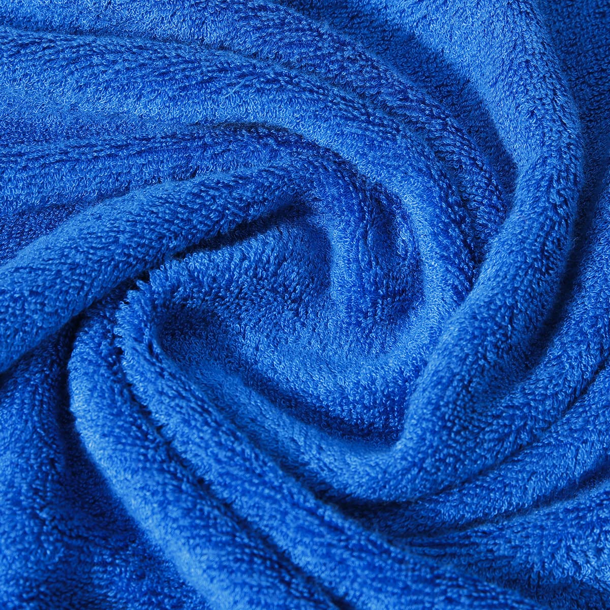 Pack of 2: Bamboo Bath Towels - Ultra Soft, Hyper Absorbent, Anti Odour | 27x54 inches | Royal Blue